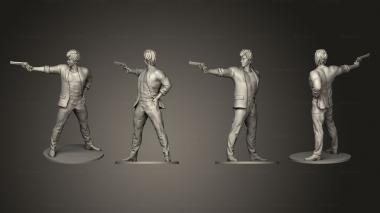 Military figurines nicky larson 3d model