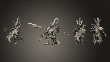 Military figurines Night fall on foot 07 3d model