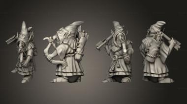 Military figurines Night Goblin Archer 02 3d model