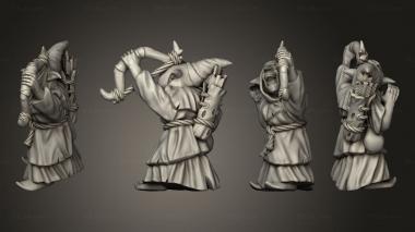 Military figurines Night Goblin Archer 04 3d model