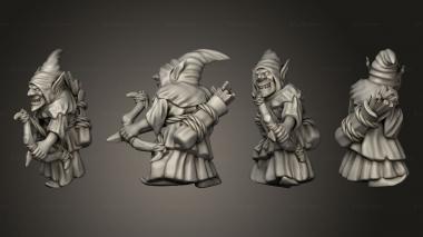 Military figurines Night Goblin Archer 06 3d model