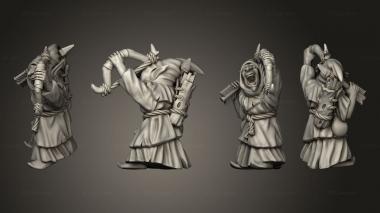 Military figurines Night Goblin Archer 07 3d model