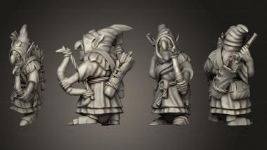 Military figurines Night Goblin Archer 08 3d model