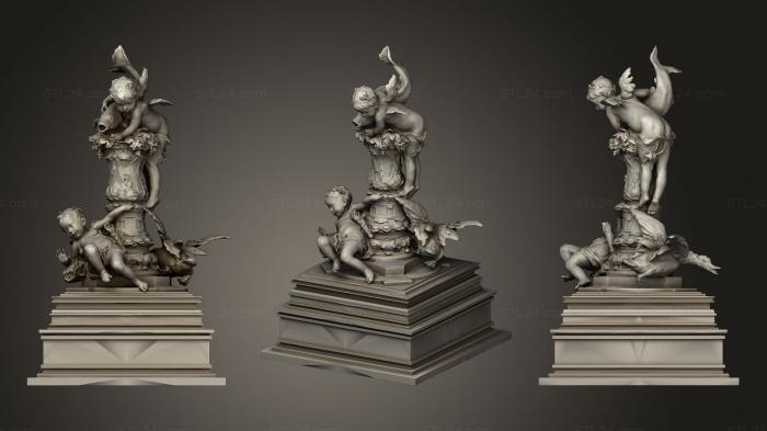Military figurines (gargoyle 007, STKW_1019) 3D models for cnc