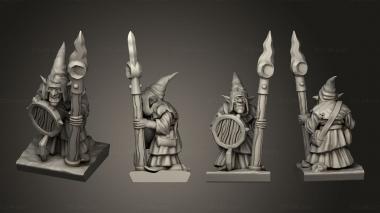 Military figurines Night goblin base Goblin 4 3d model