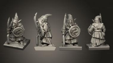 Military figurines Night goblin base Goblin 8 3d model