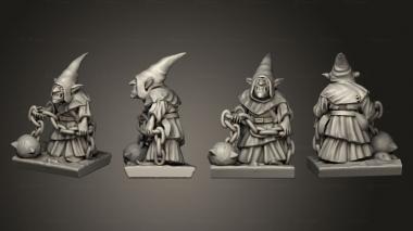 Military figurines Night goblin base Goblin 9 3d model