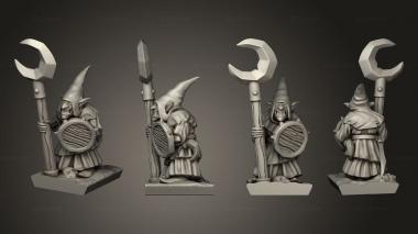Military figurines Night goblin base Goblin 10 3d model