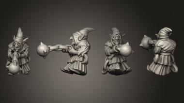Military figurines Night goblin Goblin fanatics 2 3d model