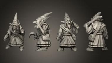 Military figurines Night goblin solo Goblin 3 3d model