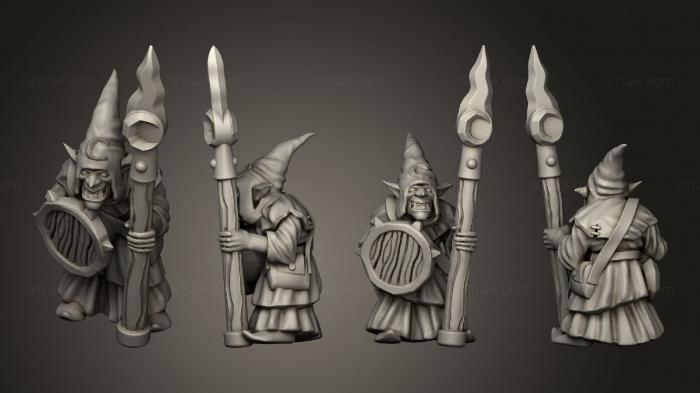Military figurines (Night goblin solo Goblin 4, STKW_10211) 3D models for cnc