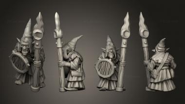 Military figurines Night goblin solo Goblin 4 3d model