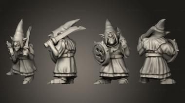 Military figurines Night goblin solo Goblin 5 3d model