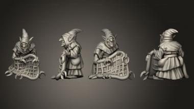 Military figurines Night goblin solo Goblin 6 3d model