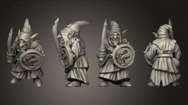 Military figurines Night goblin solo Goblin 8 3d model