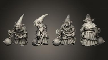 Military figurines Night goblin solo Goblin 9 3d model
