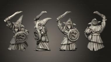 Military figurines Night goblin solo Goblin 11 3d model