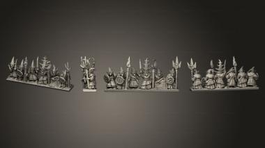 Military figurines Night goblin stripes 01 3d model