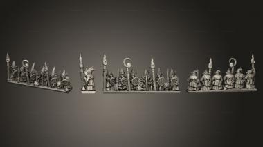 Military figurines Night goblin stripes 03 3d model