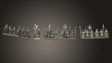 Military figurines Night goblin stripes 05 3d model