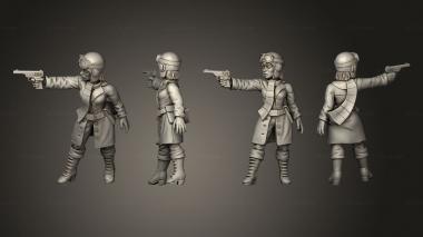 Military figurines NIGHTGAUNT investigators amelia 3d model