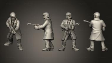 Military figurines NIGHTGAUNT investigators ganster 3d model
