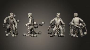 Military figurines NIGHTGAUNT investigators houdini 3d model