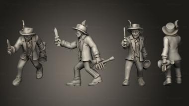 Military figurines NIGHTGAUNT investigators music 3d model