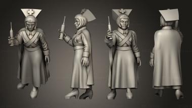 Military figurines NIGHTGAUNT investigators nurse 3d model