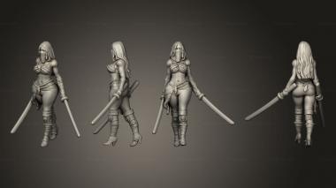 Military figurines Ninja 01 3d model