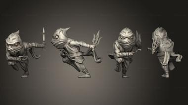 Military figurines Ninja 03 3d model