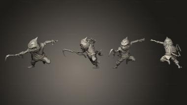 Military figurines Ninja 04 3d model