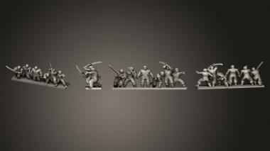 Military figurines Ninja 08 3d model