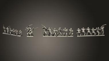 Military figurines Ninja 11 3d model