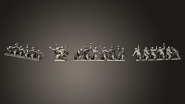 Military figurines Ninja 12 3d model
