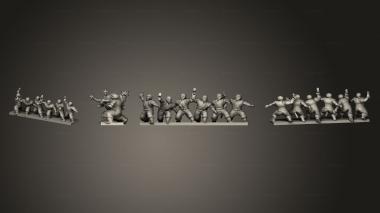Military figurines Ninja 13 3d model