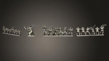 Military figurines Ninja 14 3d model