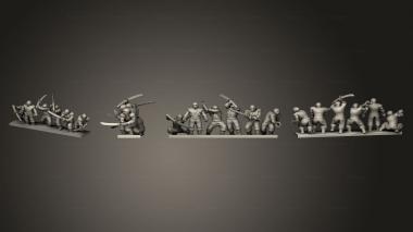 Military figurines Ninja 15 3d model