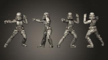 Military figurines Nite Owl Pistols 1 3d model