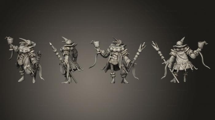 Military figurines (Noble Crane Folk Laughing, STKW_10297) 3D models for cnc