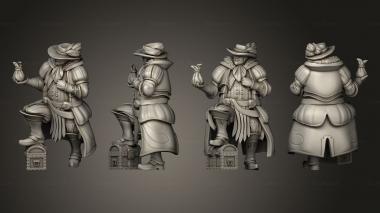 Military figurines Noble Human Treasure 3d model