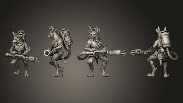 Military figurines (Nomads 1 Fumigator, STKW_10310) 3D models for cnc