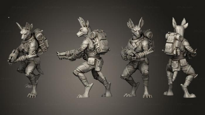Military figurines (Nomads 3 Blaster, STKW_10319) 3D models for cnc