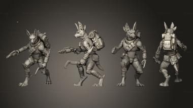 Military figurines Nomads 4 Pistol 3d model