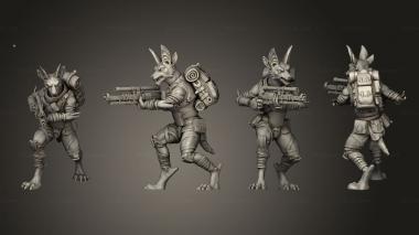 Military figurines Nomads 4 Sniper 3d model