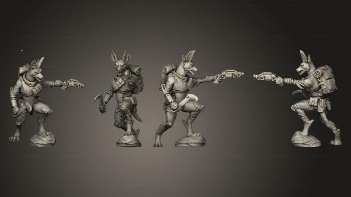Military figurines (Nomads 5 Pistol, STKW_10328) 3D models for cnc