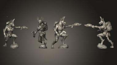 Military figurines Nomads 5 Pistol 3d model