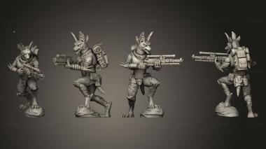 Military figurines Nomads 5 Sniper 3d model