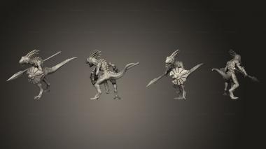 Military figurines Nova Raptor 05 3d model