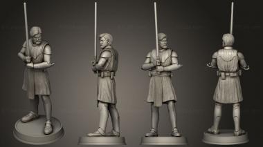 Military figurines obi wan general kenobi 02 3d model